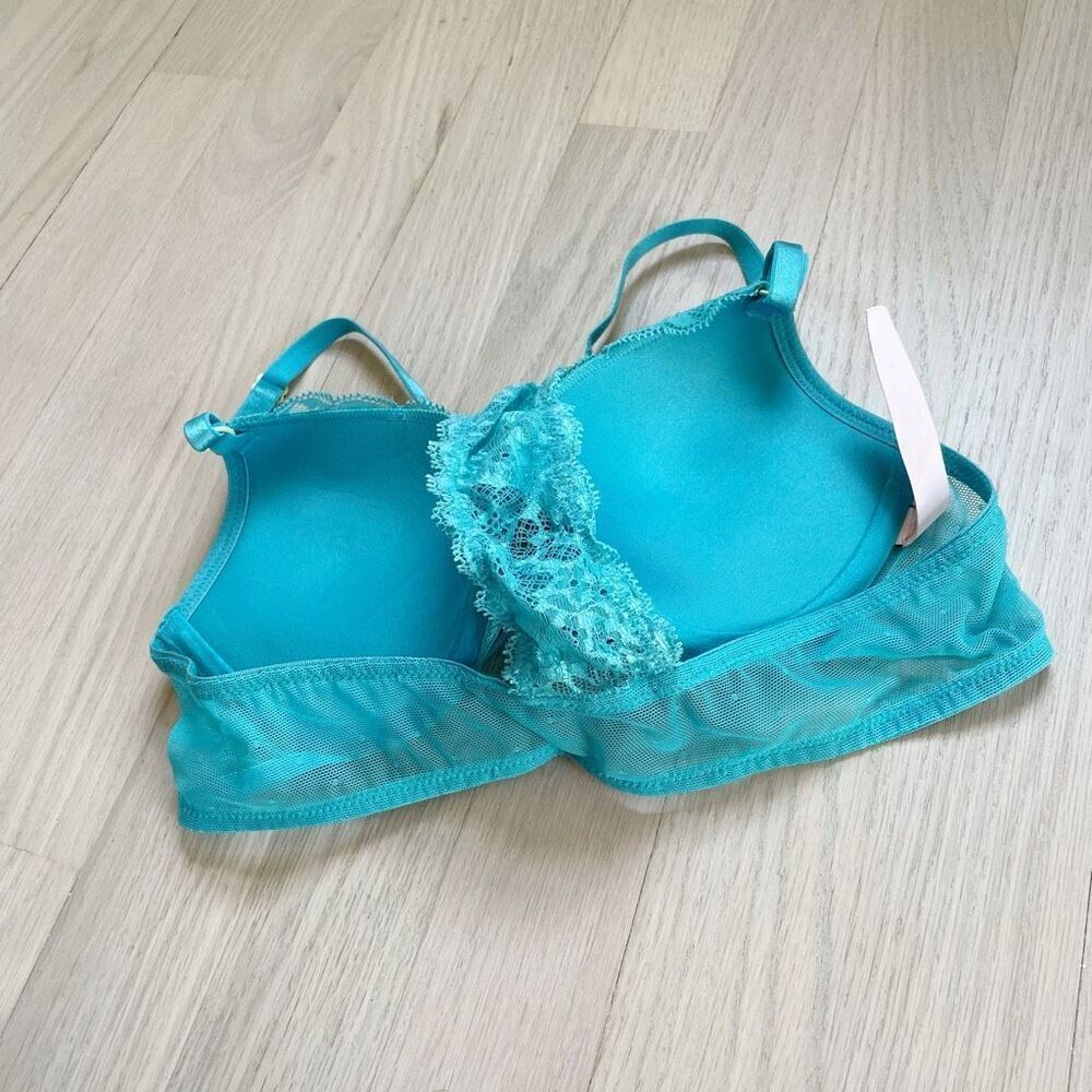 BUY 1 GET 1 FREE BUY 1 GET 1 FREE Victoria’s Secret 34a Racerback push up teal a - Picture 3 of 6